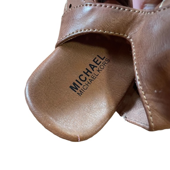 Michael Kors Gladiator Sandals Girls Size 13, Tan/Brown In colour - Picture 4 of 16